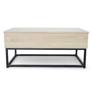 Foto 4 | Mesa De Centro Elevable Montan Almacenamiento Interno Madera