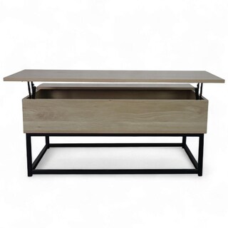Foto 5 | Mesa De Centro Elevable Montan Almacenamiento Interno Madera