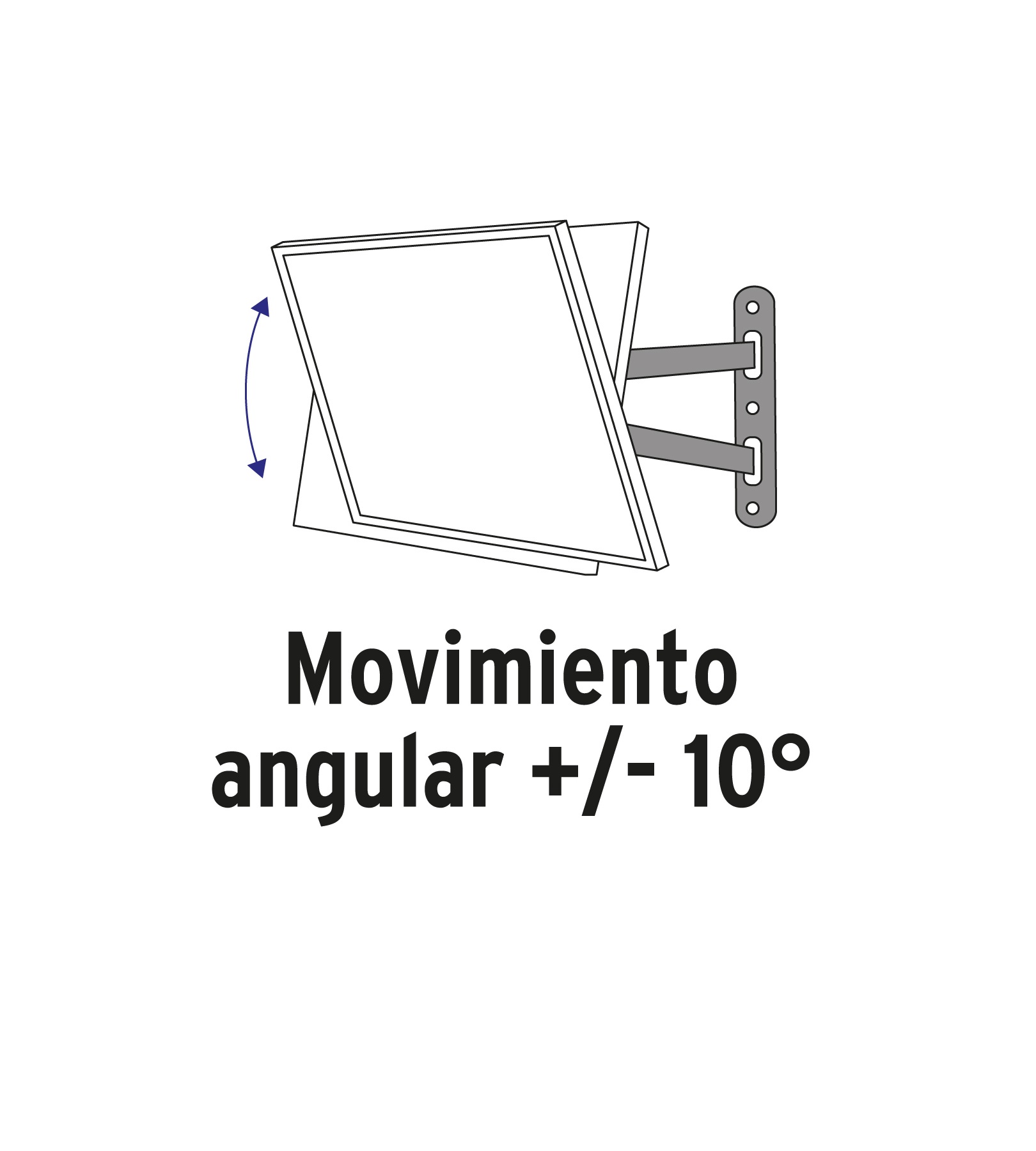 Foto 5 pulgar | Soporte Para Pantallas De 26'' A 65'' Con Movimiento Angular