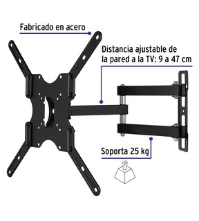 Foto 2 | Soporte Para Pantallas 23'' A 42'' Mov. Angular Y Articulado