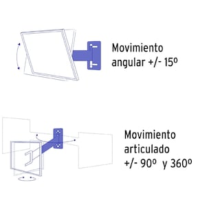 Foto 3 | Soporte Para Pantallas 23'' A 37'' Mov. Angular Y Articulado