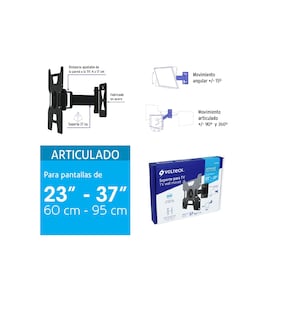Foto 8 | Soporte Para Pantallas 23'' A 37'' Mov. Angular Y Articulado