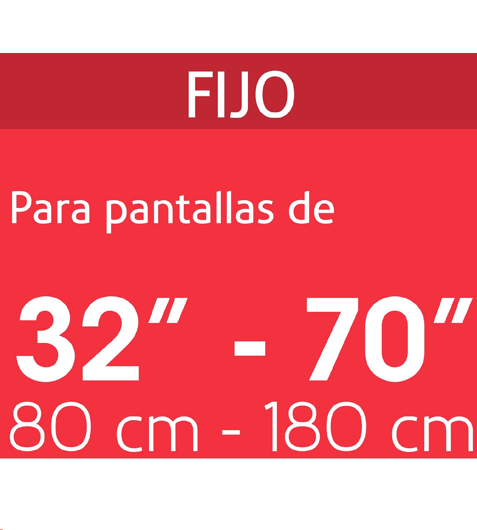 Foto 4 pulgar | Soporte para Pantallas de 32'' a 70''  Fijo