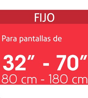 Foto 3 | Soporte para Pantallas de 32'' a 70'' Fijo
