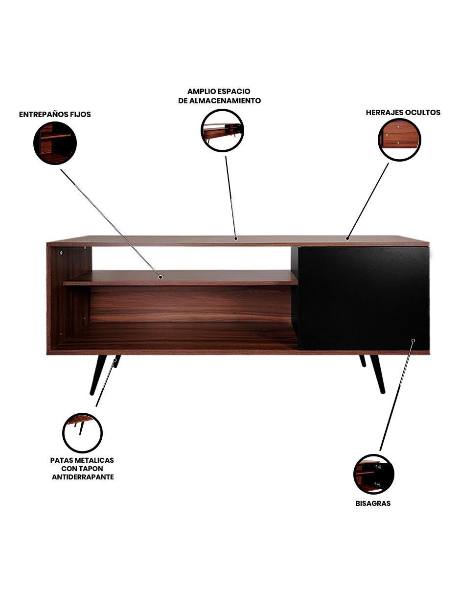 Foto 7 pulgar | Mueble para TV  Decomobil Nova