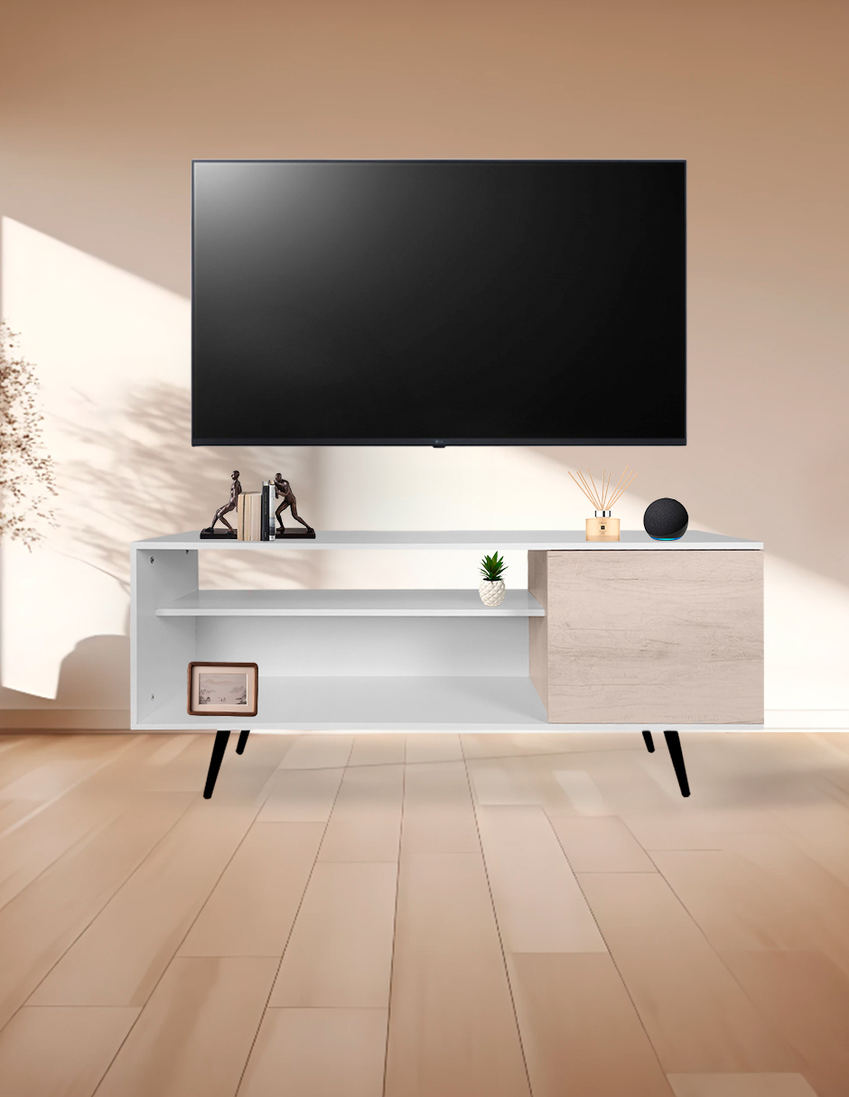 Foto 8 pulgar | Mueble para TV Decomobil Blanco