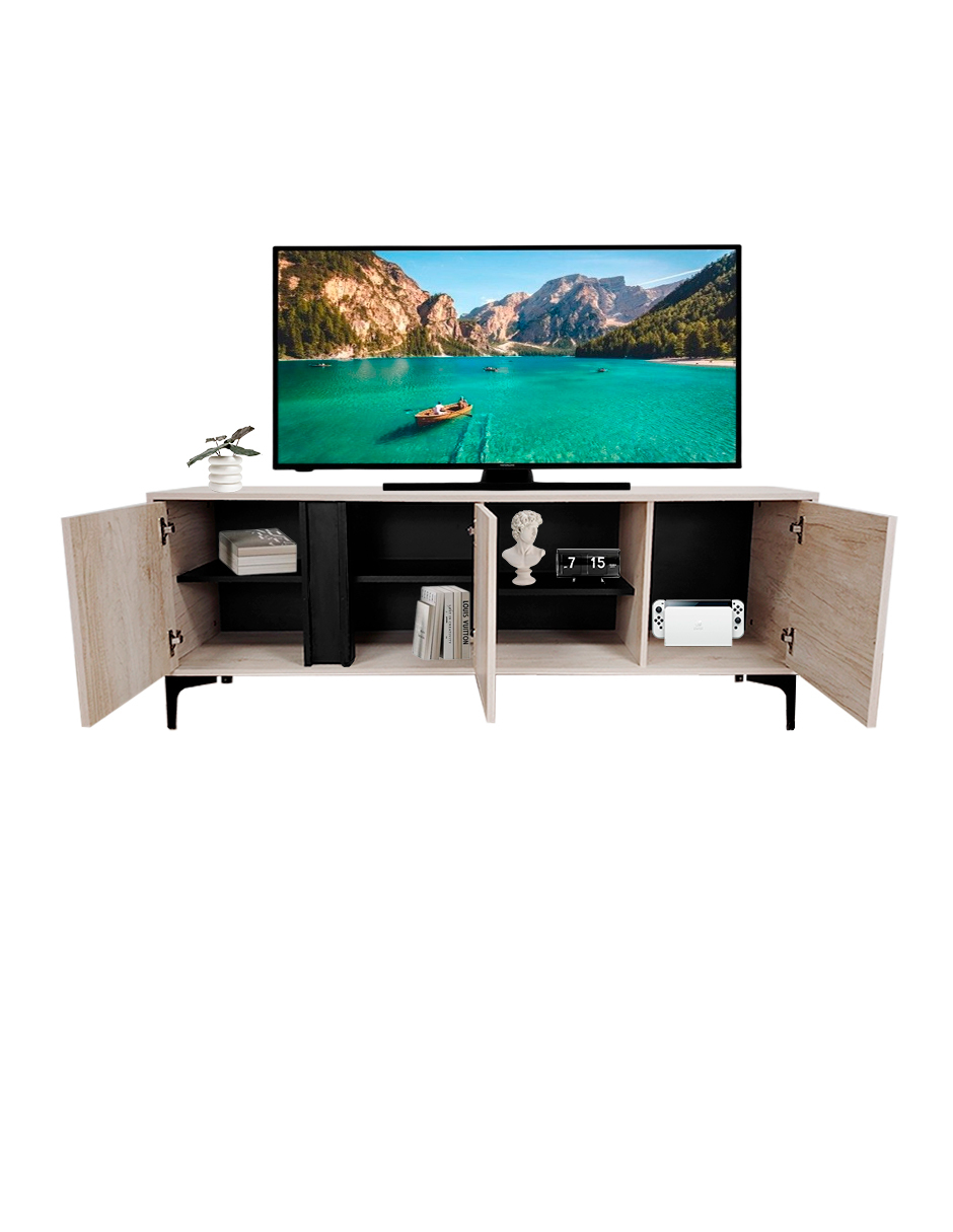 Foto 8 | Mueble De Tv  Centro De Entretenimiento Minimalista Modelo Emir