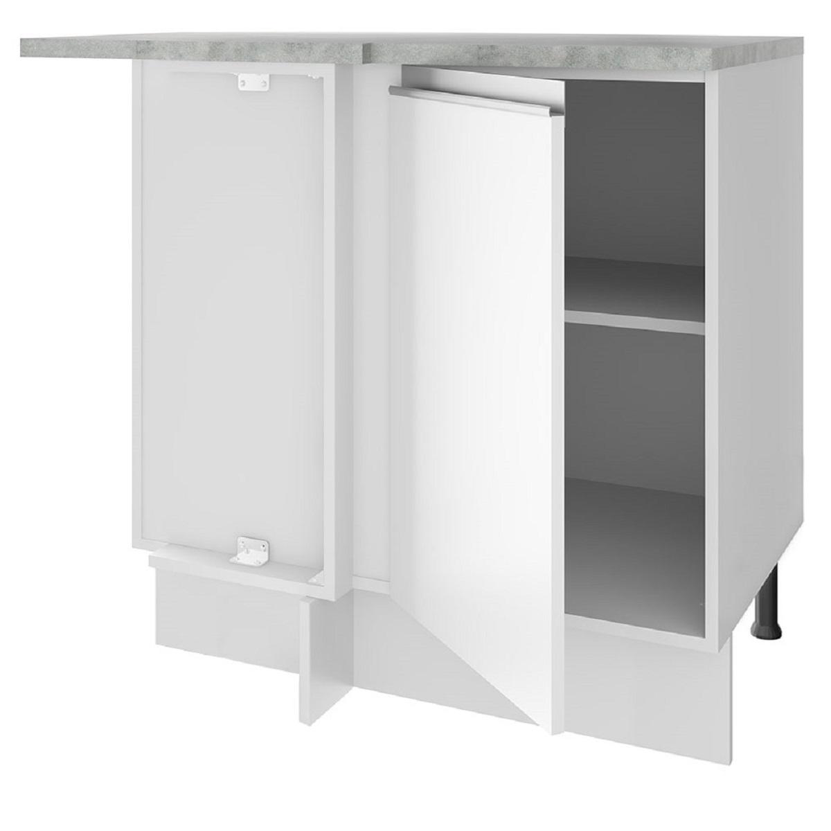 Foto 7 pulgar | Mueble de Cocina Esquinero Madesa G2475009GL color Blanco con 1 Puerta