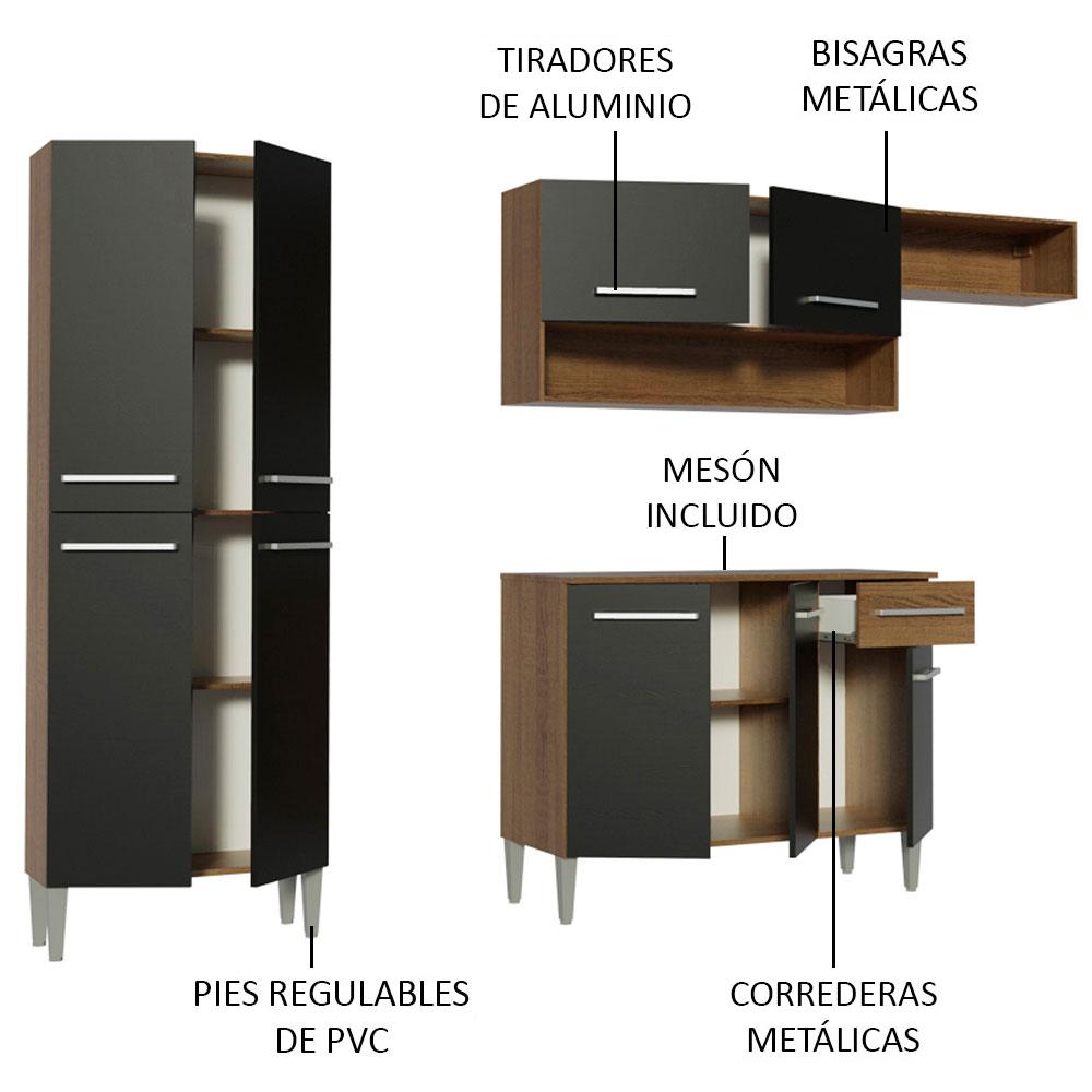 Foto 5 pulgar | Cocina Integral Madesa Emilly Top 229 cm