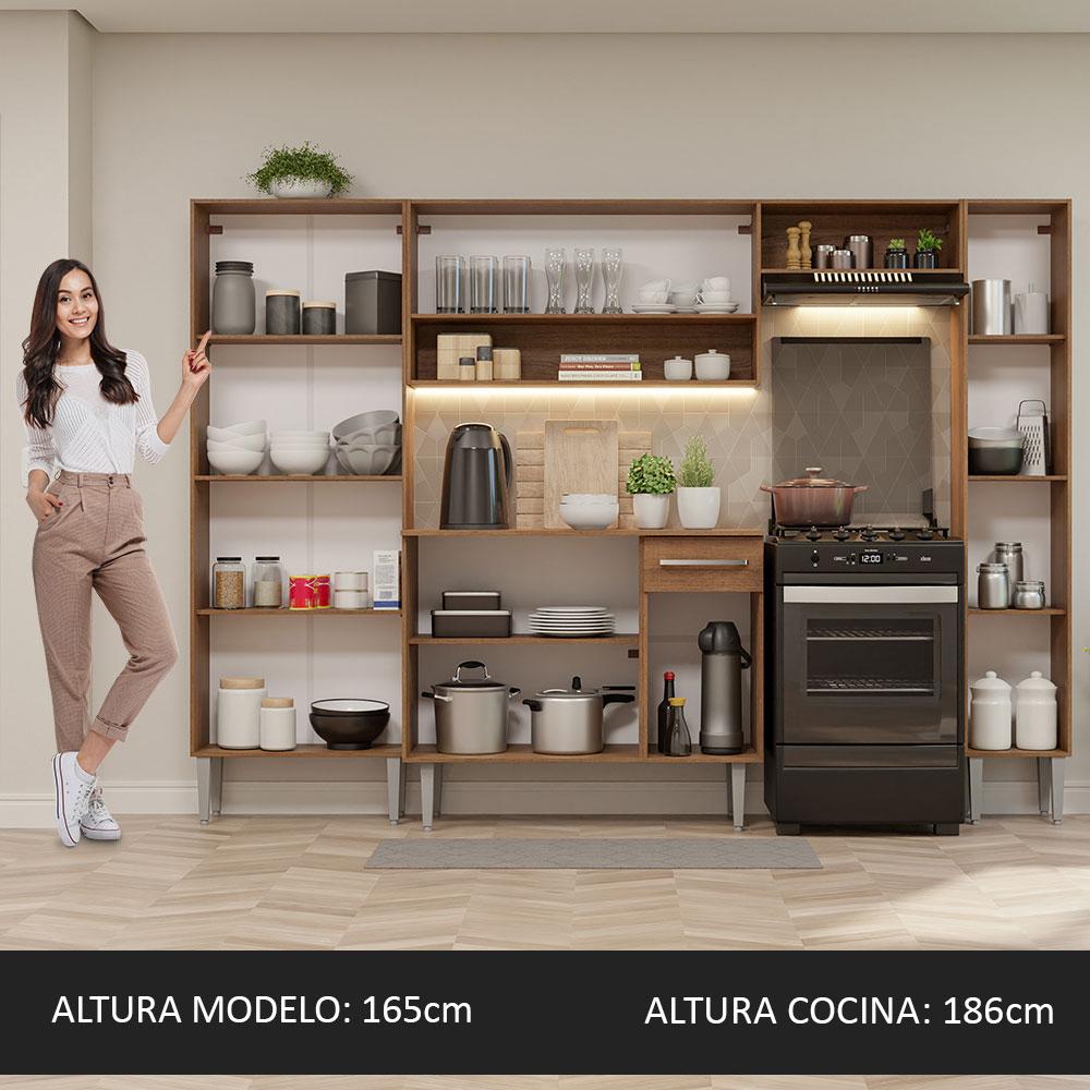 Foto 5 | Cocina Integral Madesa Emilly Hit 261 cm Marrón