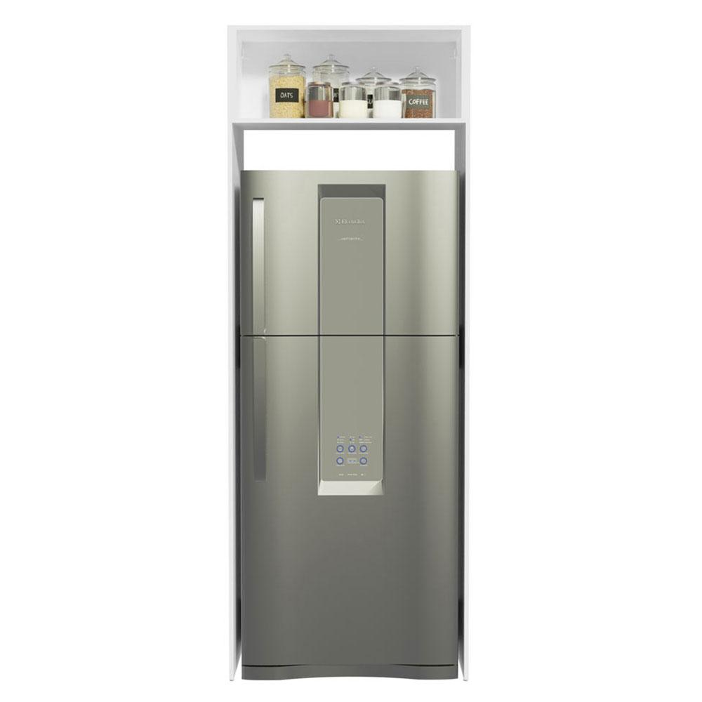 Foto 3 pulgar | Porta Refrigerador Madesa G2708009GL color Blanco Glamy 1 Puerta Abatible