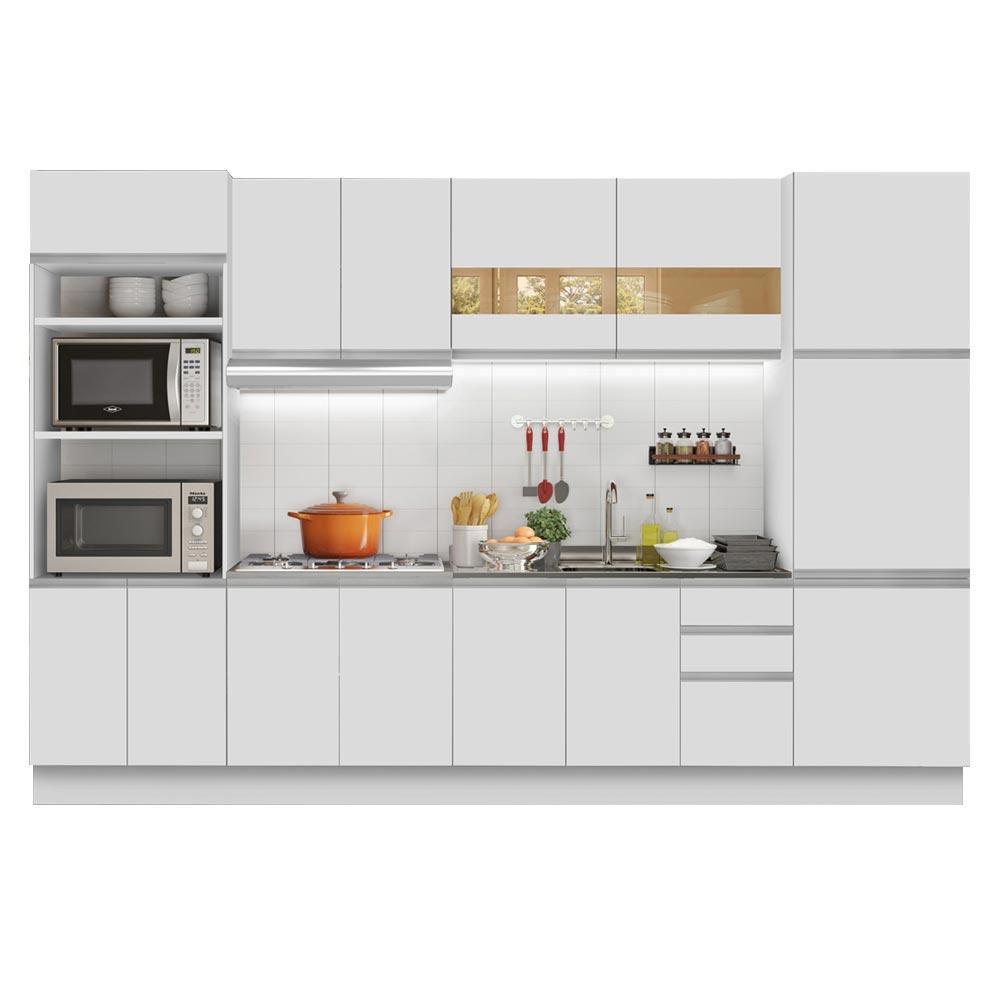 Cocina Integral Madesa GRGL33000209 color Blanco 6 Piezas