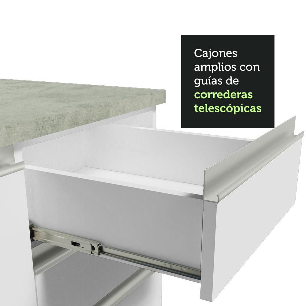 Foto 9 pulgar | Cocina Integral Compacta Madesa 08 Glamy Blanco 120 cm