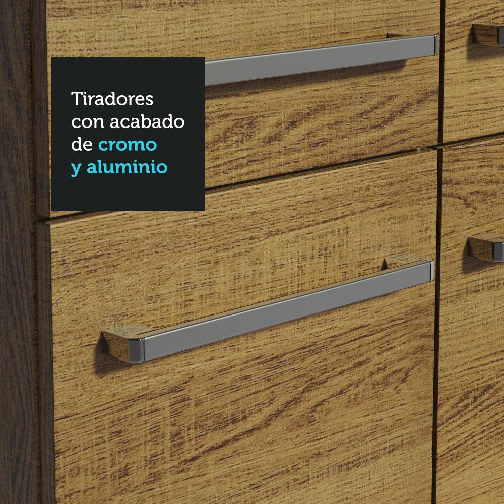 Foto 7 pulgar | Armario de Cocina Madesa GREM1690035Z color Marrón 4 Piezas