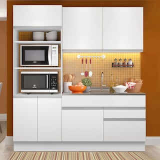 Foto 2 | Cocina Compacta Madesa Livia Blanca