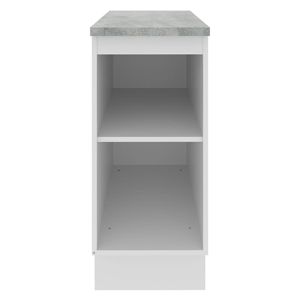 Foto 6 | Mostrador Madesa Glamy 35 cm 1 Puerta Blanco/Marrón