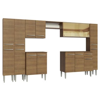 Foto 5 | Armario De Cocina Completo 325cm Emilly Madesa 04 color Marrón