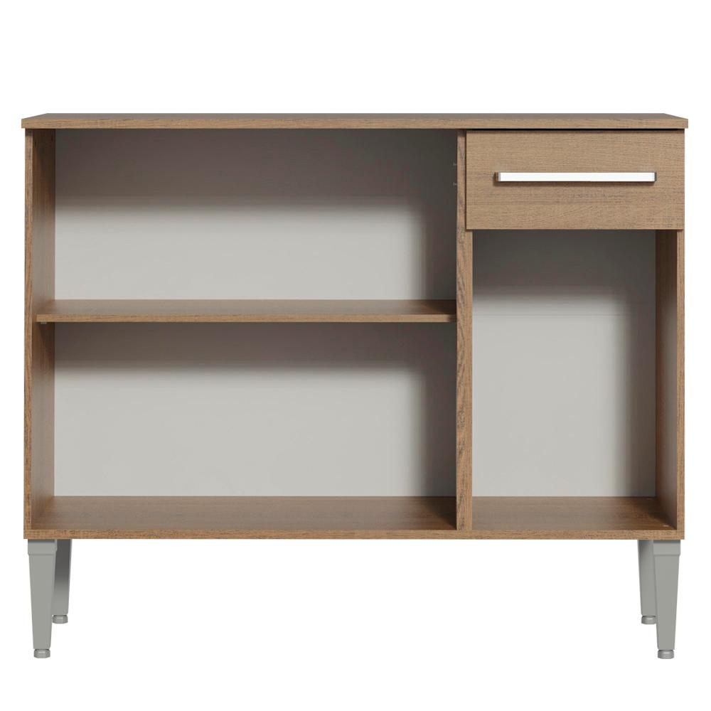 Foto 7 | Mueble Mostrador Madesa Emilly 3 Puertas Y 1 Cajón Marrón