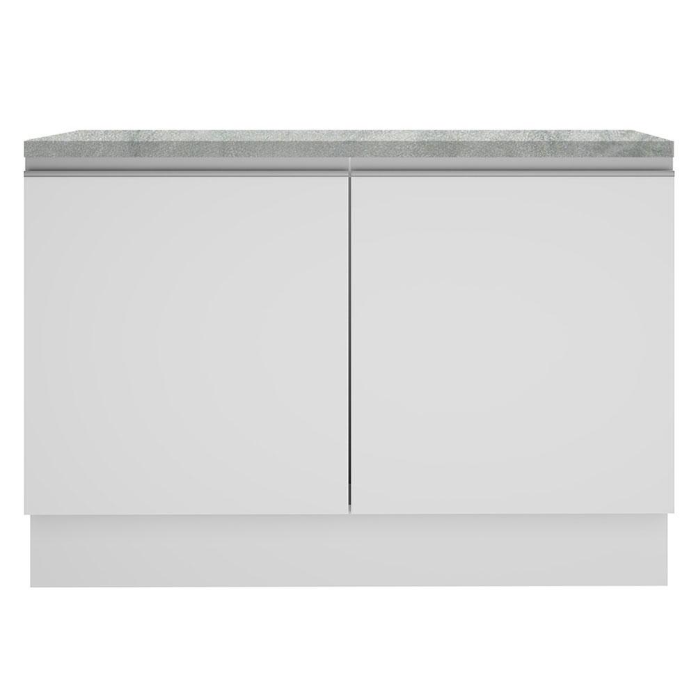 Foto 4 | Fregadero Mostrador Madesa Glamy 120 Cm 2 Puertas con Encimera color Blanco