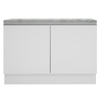 Foto 4 | Fregadero Mostrador Madesa Glamy 120 Cm 2 Puertas con Encimera color Blanco