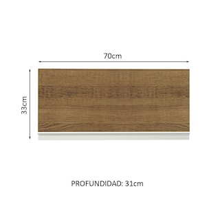 Foto 4 | Mueble para Cocina Madesa Blanco de 70 Cm