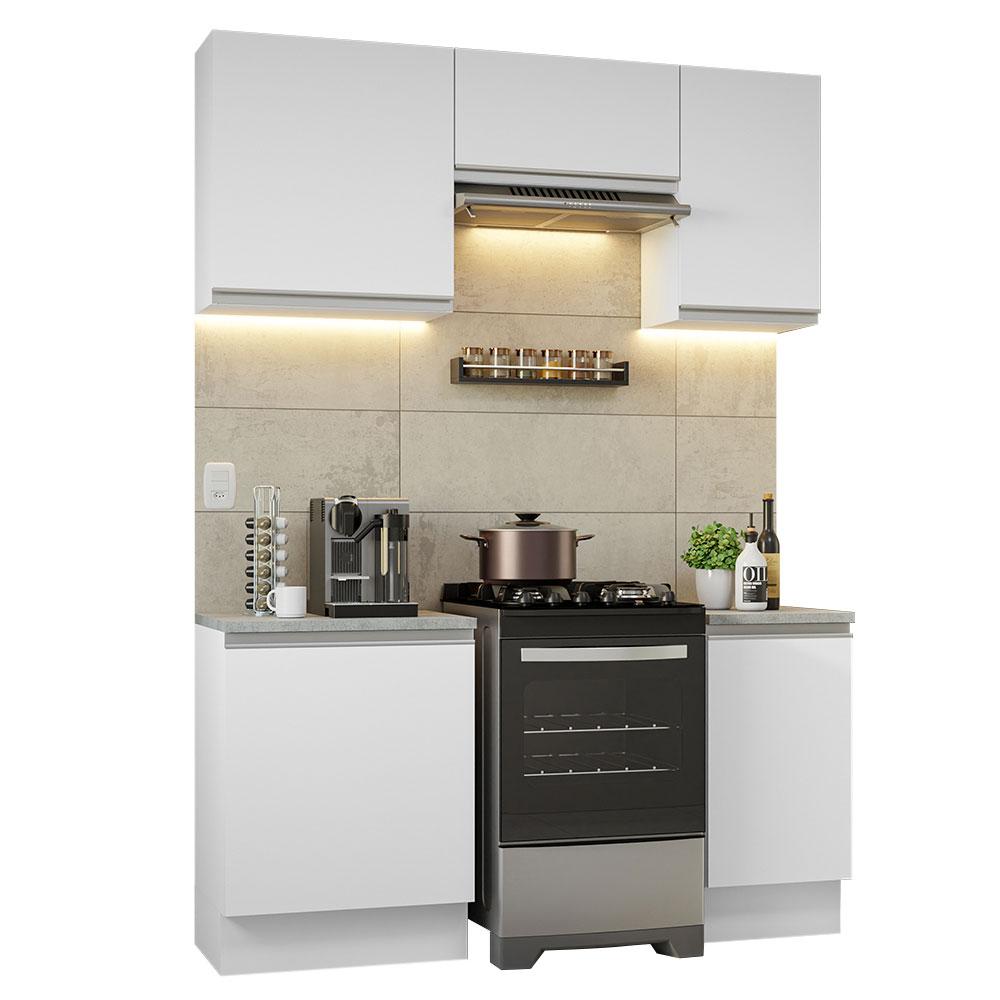 Cocina Integral Completa Glamy Madesa Blanco 160 cm