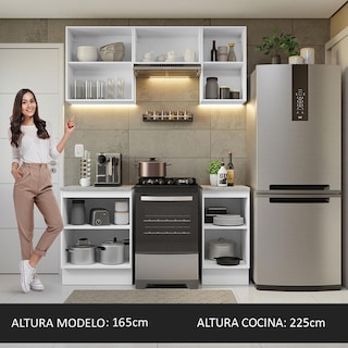 Foto 8 | Cocina Integral Compacta 160 cm Glamy Madesa