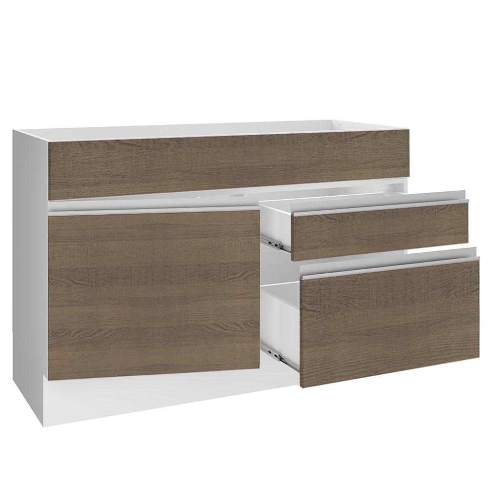 Foto 2 | Mueble para Fregadero Madesa G241239BGL Marrón