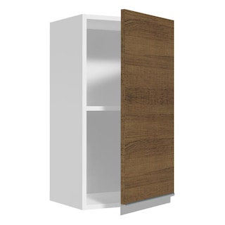 Foto 5 | Armario Madesa Glamy 35 cm 1 Puerta Blanco/Marrón