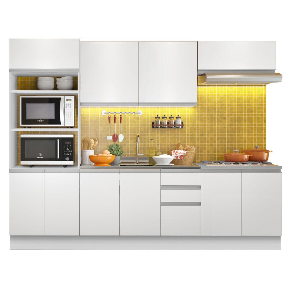 Cocina Integral Madesa Viena Blanco 270 cm