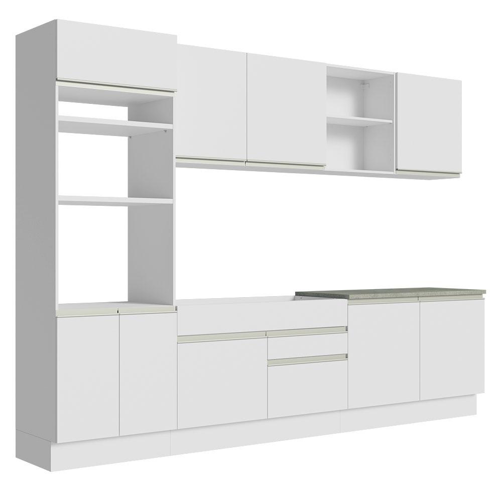 Foto 7 pulgar | Cocina Integral Completa 310 cm Glamy Madesa 02 Blanco