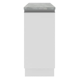 Foto 2 | Mostrador Madesa Glamy 35 cm 1 Puerta Blanco
