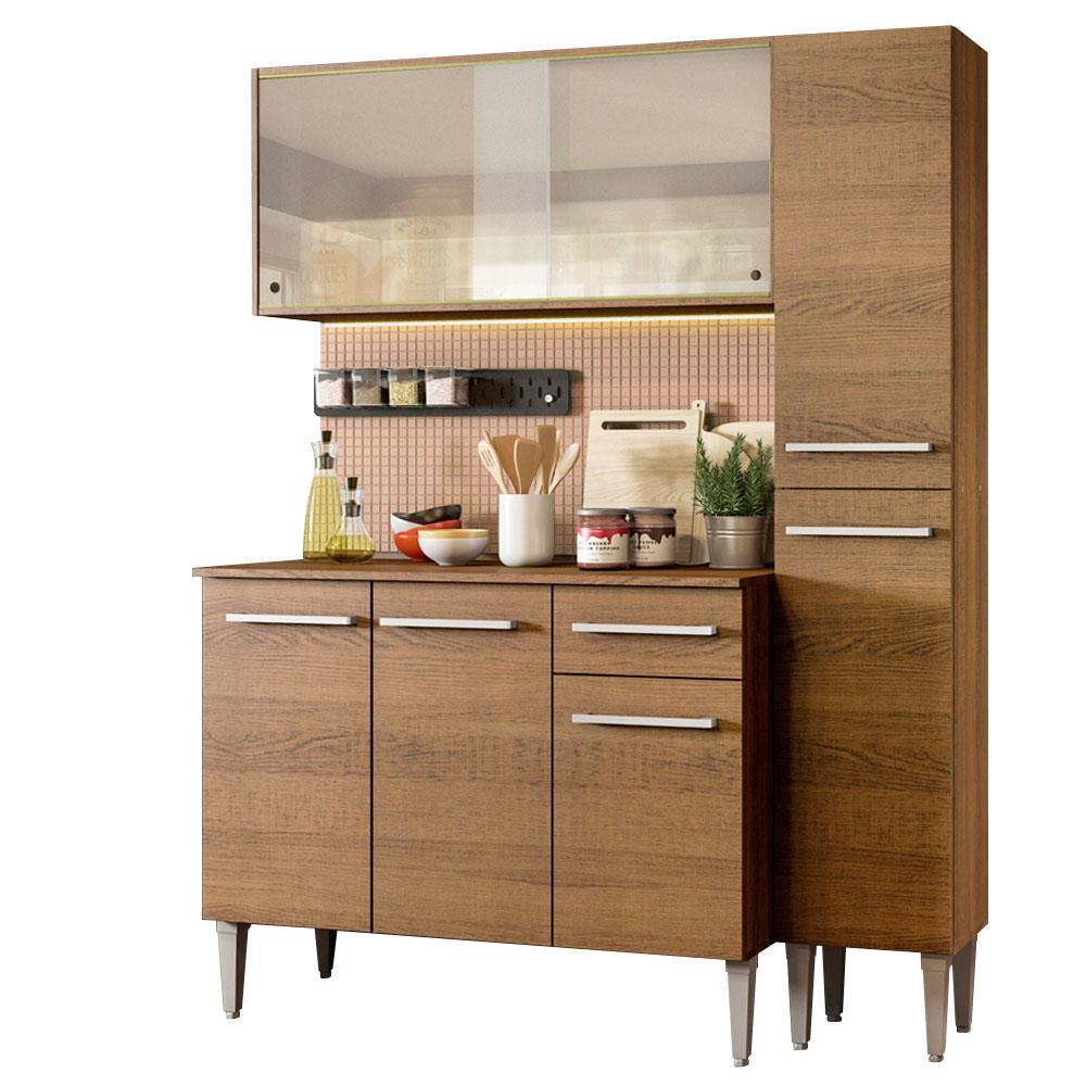 Foto 1 | Cocina Integral Madesa Emilly Force Marrón