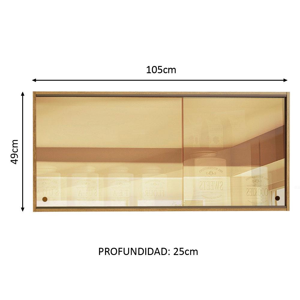 Foto 3 | Módulo para Cocina Integral Madesa Marrón con 2 Puertas