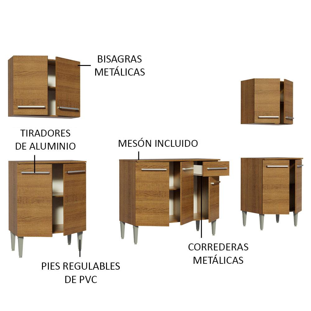 Foto 6 pulgar | Cocina Integral Madesa Grem2330015z color Café