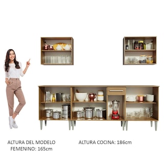Foto 6 | Cocina Integral Madesa Grem2330015z color Café