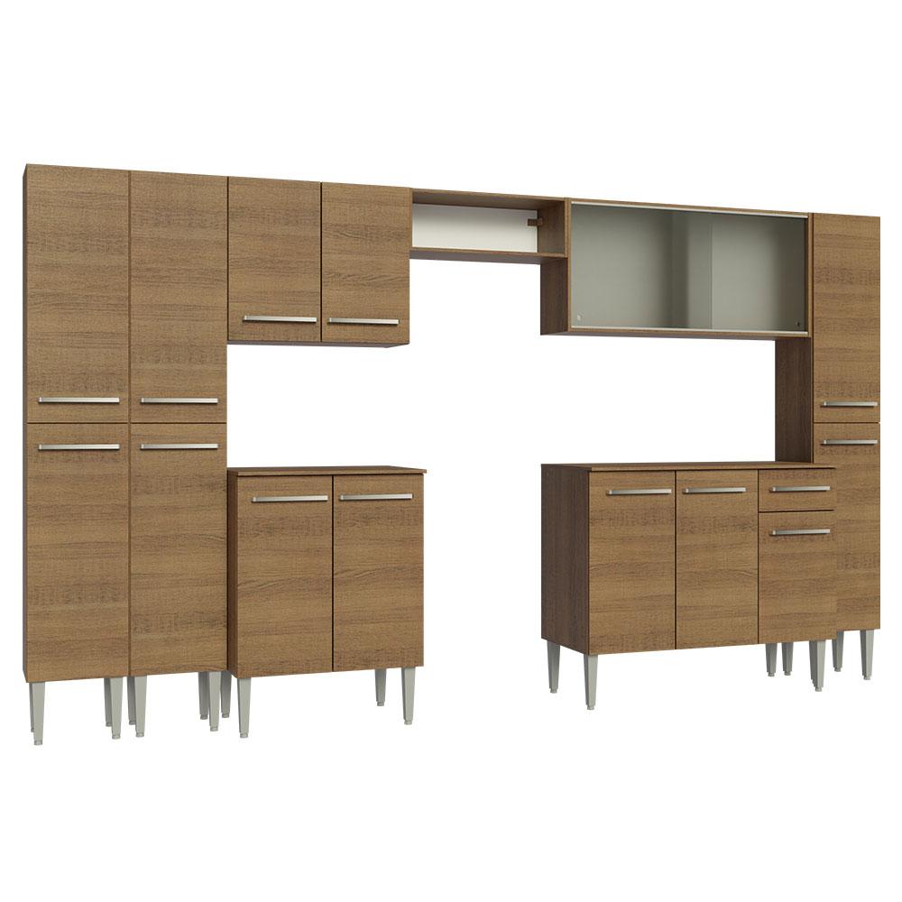 Foto 9 pulgar | Cocina Integral Madesa GREM3250035Z color Marrón 8 Piezas