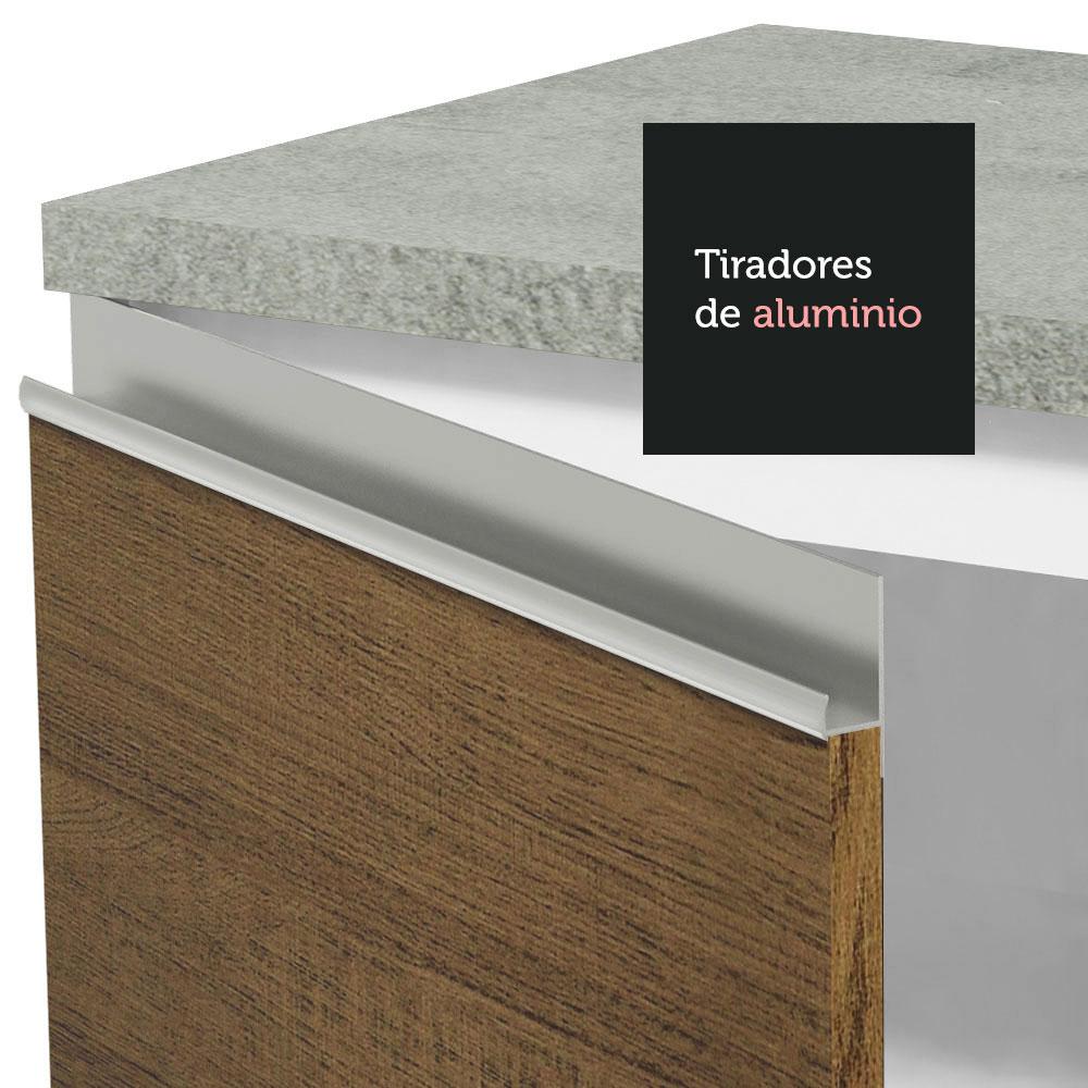 Foto 7 pulgar | Cocina Compacta Madesa Glamy 180 Cm - Blanco/marrón 12