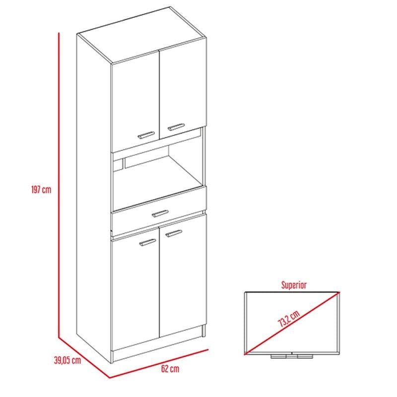 Foto 7 | Combo Rod, Incluye Modulo Microondas Y Gabinete Superior