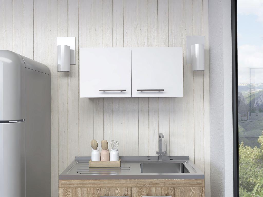 Foto 2 | Mueble Sobre Campana Delfi Blanco 2 Puertas