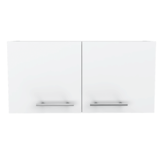 Foto 5 | Mueble Sobre Campana Delfi Blanco 2 Puertas