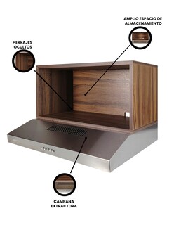 Foto 5 | Campana Extractora para Cocina con Alacena