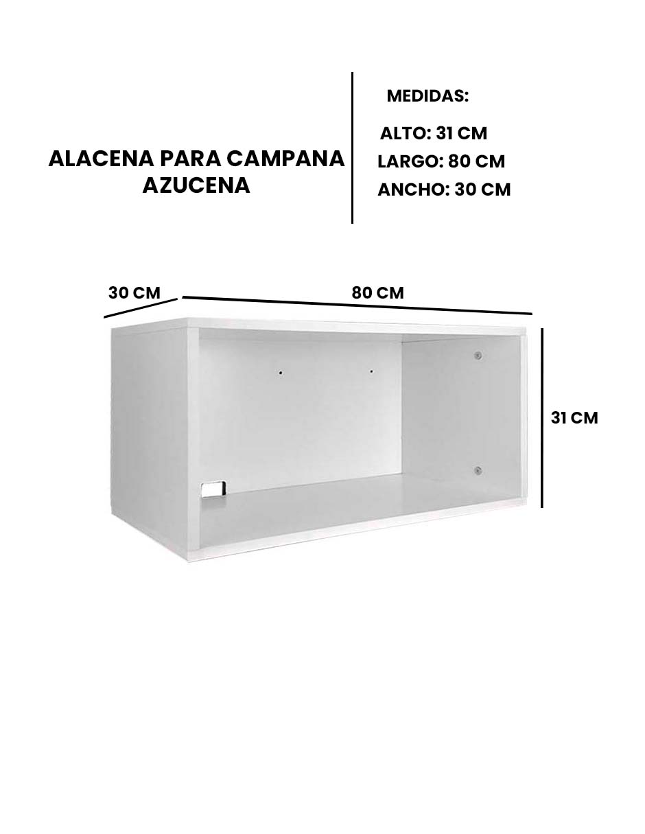 Foto 9 pulgar | Alacena de Cocina Decomobil Azucena