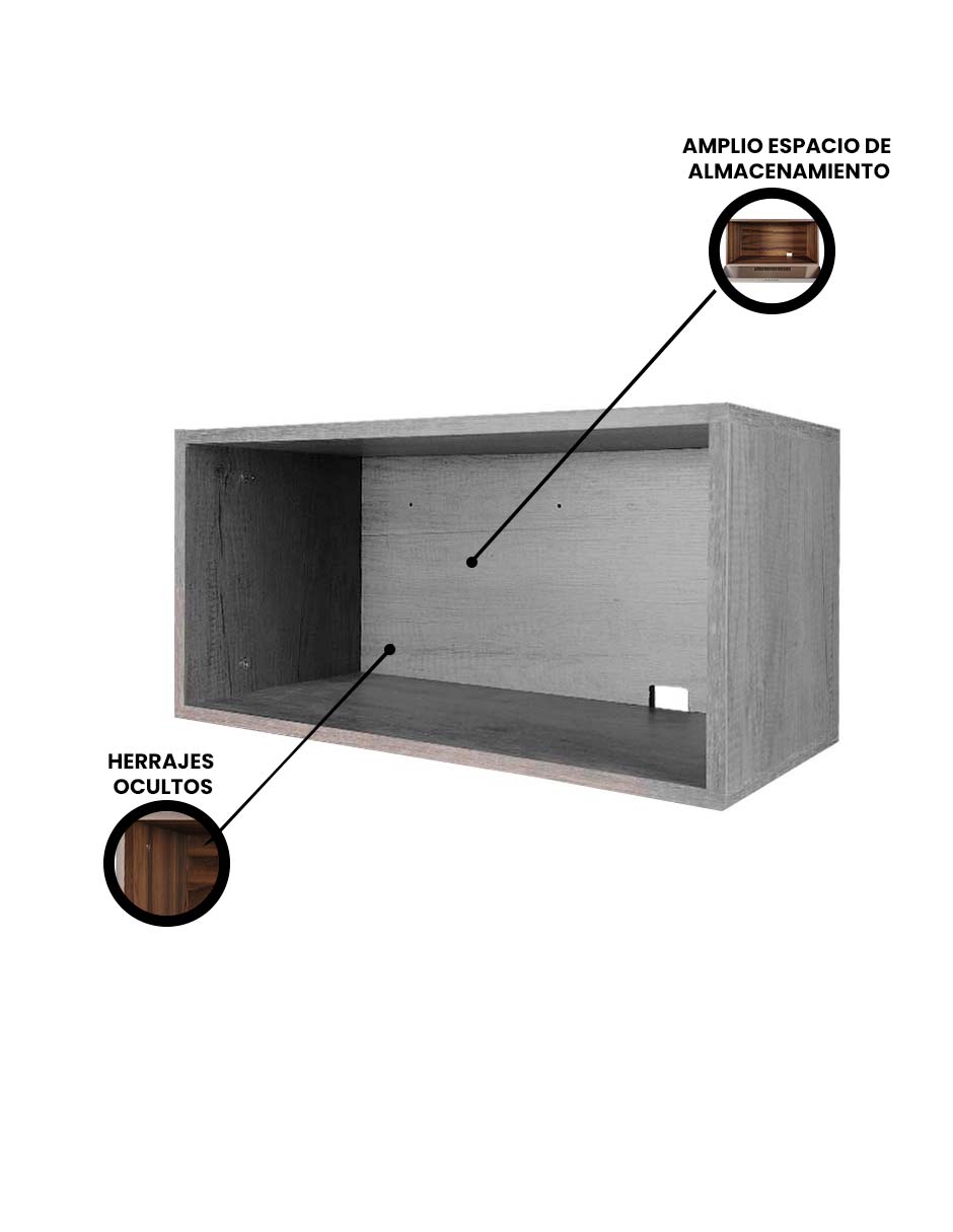 Foto 3 | Alacena De Cocina Decomobil Mueble Para Cocina Pequeña Modelo Azucena