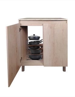 Foto 5 | Gabinete Inferior De Cocina Mueble Para Parrilla Modelo Violeta