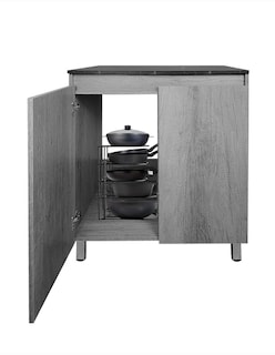 Foto 5 | Gabinete Inferior De Cocina Mueble Para Parrilla Modelo Violeta