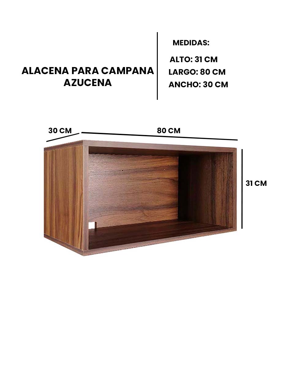 Foto 9 pulgar | Alacena De Cocina Decomobil Mueble Para Cocina Pequeña Modelo Azucena