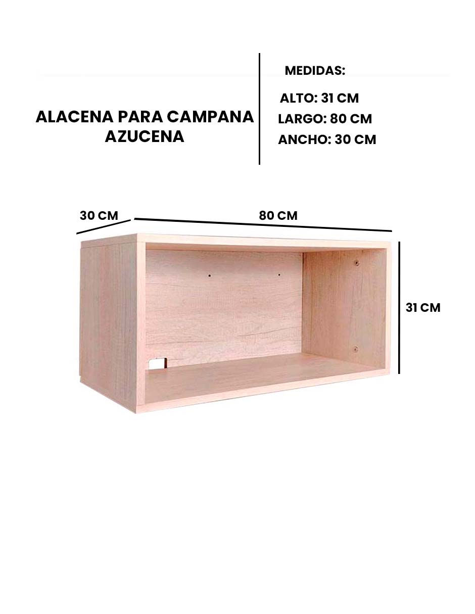 Foto 9 pulgar | Alacena De Cocina Decomobil Mueble Para Cocina Pequeña Modelo Azucena