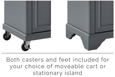 Foto 4 | Kitchen Island Crosley Furniture Avery Con Almacenamiento Gris - Venta Internacional.