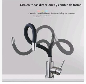 Foto 3 | Silicona Universal Reversible Grifo De Cocina